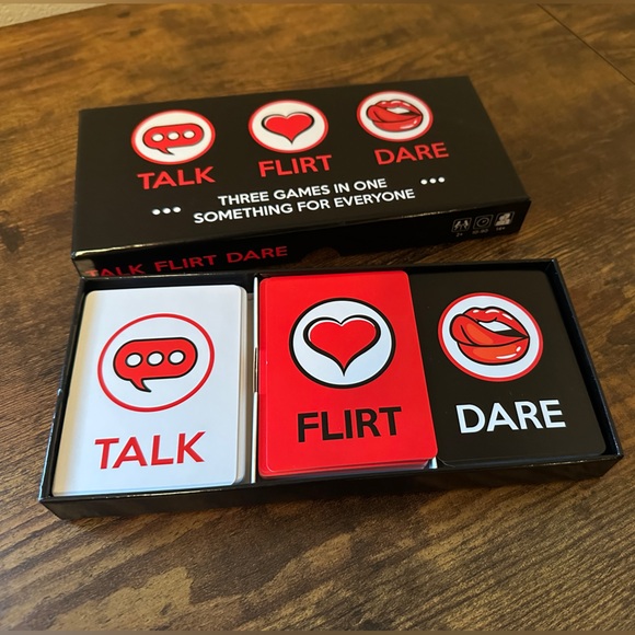 Like New* Talk Flirt Dare Game Set - Picture 1 of 4